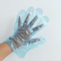 HDPE and LDPE medical PE gloves