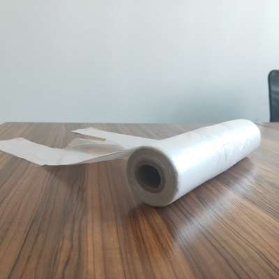 Manufacturer 20 micron clear hdpe plastic grocery bags on roll