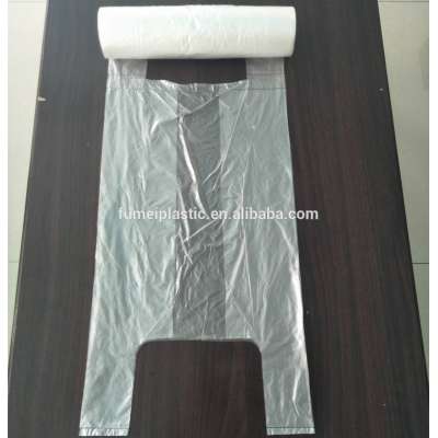 China manufacturer cheap 20 microns custom hdpe plastic grocery bags on roll