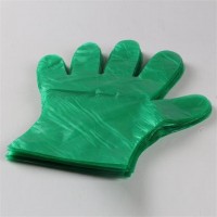 disposable recycle material plastic gloves with factory price