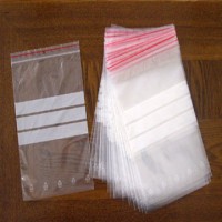 transparent plastic HDPE and LDPE zipper bag